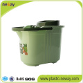 Spin Plastic Wheelie Mop Bucket with Factory Price